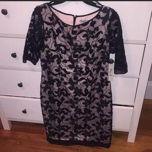 Eliza J Black Sequined Dress